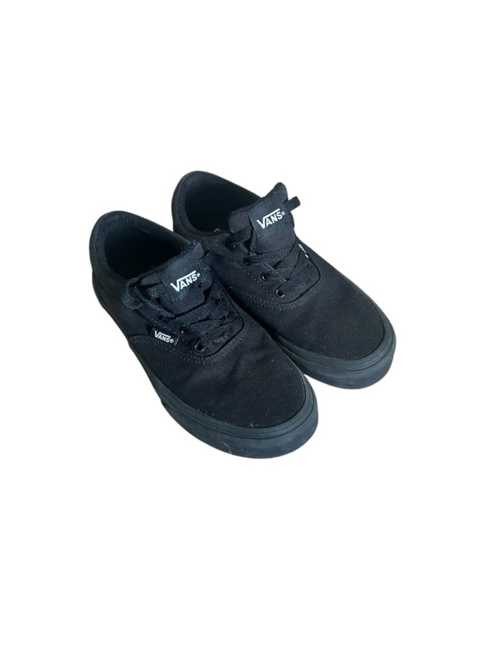 Vans kids Classic All Black Canvas Sneakers